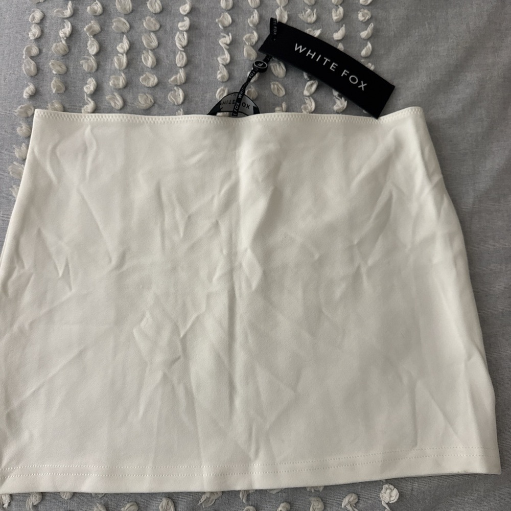 White Fox Boutique Elegant White Pencil Skirt